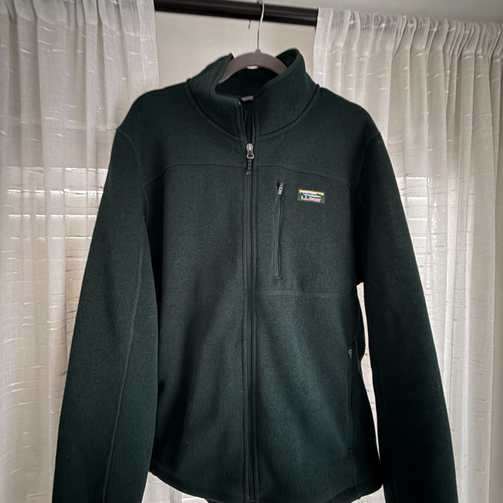 L.L. Bean Forest Green Men's Fleece